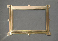 Run of Brass Drawer Label Frames, 45 Available   LF6